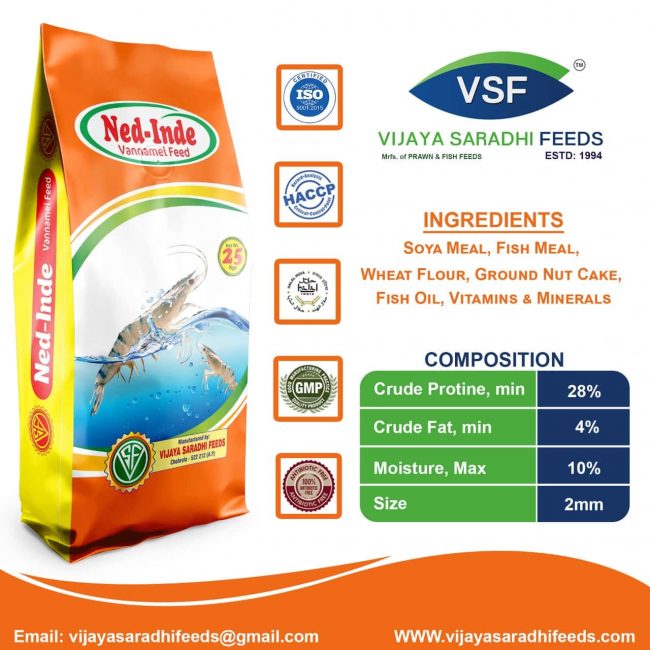 Ned-Inde Vannaime Feed Best Acqa Feed in India Acqa Feed Manufacturer in Andhra pradesh, India Best Acqa Feed Supplier in Andhra Pradesh
