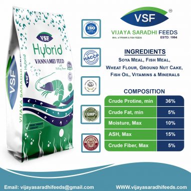 Vijaya Saradhi Feeds Product - Hybrid Vannamei Feed