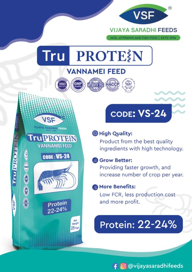 TruProtien Best Vennamei Feed in Andhra Pradesh Vijaya Saradhi Feeds 1
